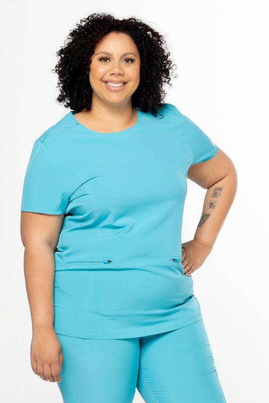 COMFORT COLLECTION ROUNDED NECK TOP | COMFORT WT1 (SIZE: 2X-5X)